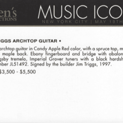 Triggs Archtop 1997 Red image 8