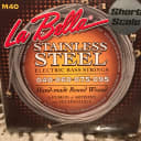 La Bella M40-S Stainless Steel RW  short scale