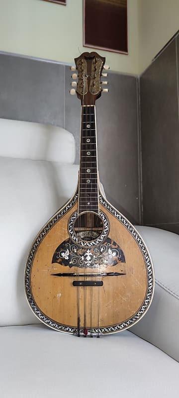 Bruno Klemm. Mandolina. Year 1890 Mandolin. image 1