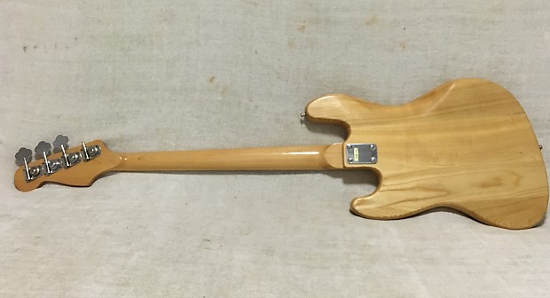 Hondo II Aria Univox Jazz Bass HJB-2N 1970's Natural | Reverb
