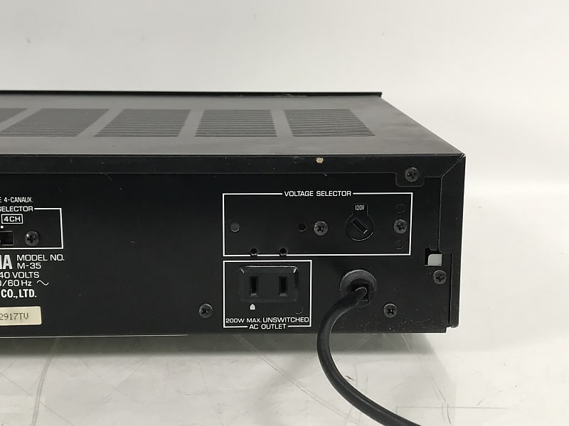 Yamaha Natural Sound 2/4 Channel Power Amplifier Model M-35