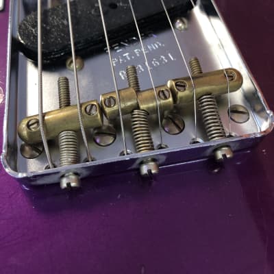 Fender Limited Edition Custom Shop Reverse ‘50s Telecaster Custom Journeyman, Purple Metallic with Case image 3