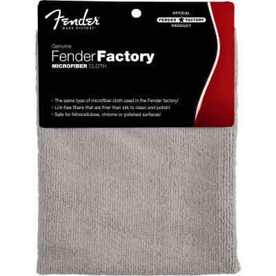 Fender Genuine Factory Micro Cloth Microfiber - Guitar Care Product for sale