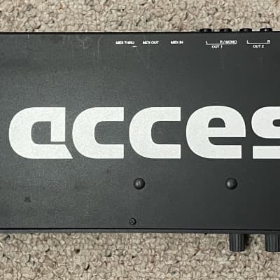 Access Virus Rack XL 2002 Black/Gray with Red LCD image 3