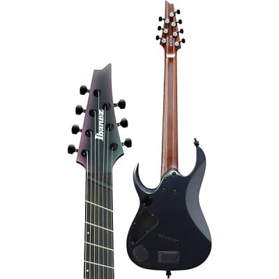 Ibanez  RGD71ALMS Axion Label Multi-Scale 7-String Electric Guitar 2024 -  Black Aurora Burst image 4