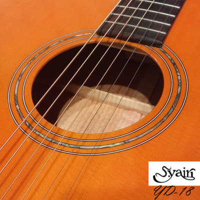 S.Yairi YD-18 All Solid Sitka Spruce & Mahogany acoustic guitar Dreadnaught ( in Vintage gloss) image 6