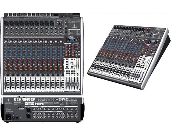 BEHRINGER XENYX X2442-USB MIXER PASSIVO 24 INGRESSI EFFETTI 24 BIT