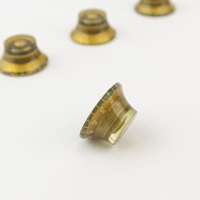 Guitar Lovers Gold Top Hat Bell Knobs Aged (4) image 2