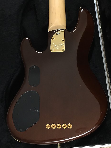 Fender American Deluxe Jazz Bass V FMT Tobacco Sunburst (019