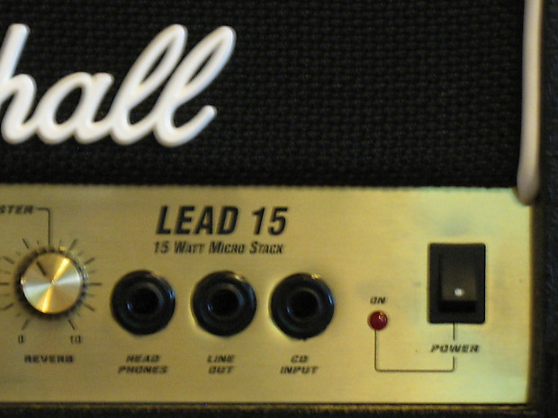Marshall Lead 15 Full Mini Stack - G15MS Amp Head And 2 Marshall Lead 15 Full Mini Stack - G15MS Amp Head And 2