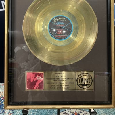 Stan Lynch Tom Petty and The Heartbreakers, RIAA, Long After Dark Gold Record (#19) image 2