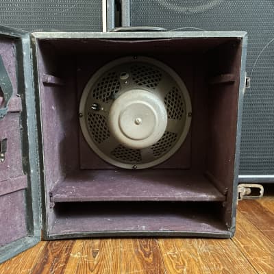 Vintage Bell & Howell Filmosound 1x12” Cab - 16 Ohm Jensen Speaker - 1940’s/1950’s Made In USA image 9