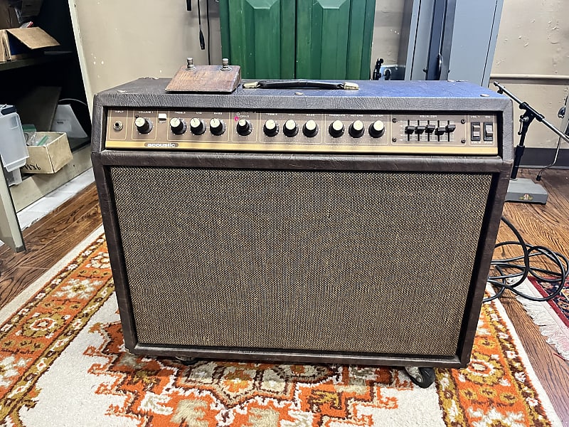 Acoustic Model 127 2x12 Guitar Amplifier 1970s 1980s image 1
