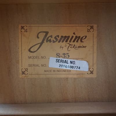 Jasmine by Takamine S-35 Acoustic Guitar image 7