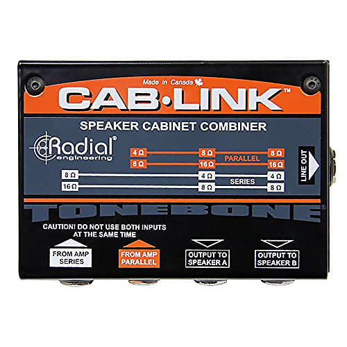 Radial Engineering CabLink Passive Speaker Cabinet Merger NEW image 1