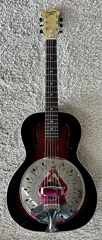 Recording King Rattlesnake Wood Body Resonator Guitar Sunburst #RR-41 VS - #Q2 image 1