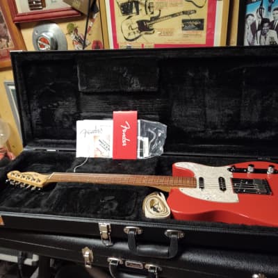 Fender Deluxe Nashville Telecaster Fiesta Red 2017 image 14