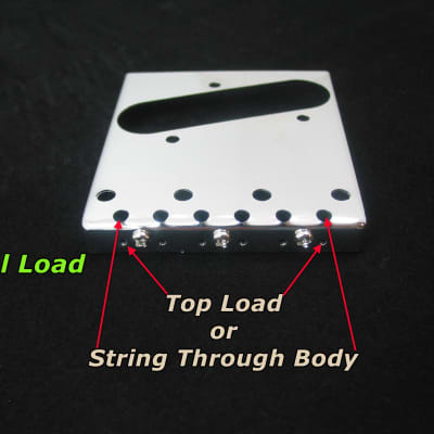 Bridge Plate w/Compensated Brass Saddles for Fender Telecaster Tele Style Guitar image 4