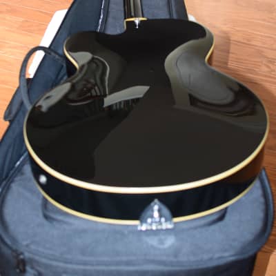 Open Box D'Angelico Premier EXL-1 Archtop, Black with Gig Bag image 13