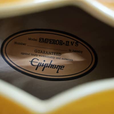Epiphone Joe Pass Signature Emperor II 2006 - Vintage Sunburst image 5