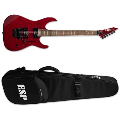 ESP LTD M-200FM See Thru Red STR Electric Guitar M200 FM M-200 - With ESP TKL PREMIUM GIG! for sale