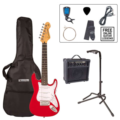 Encore 3/4 Size Electric Guitar Pack ~ Gloss Red for sale