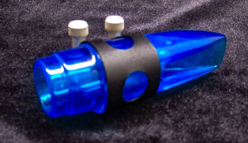 Runyon Jazz Blue Acrylic Alto Saxophone Mouthpiece