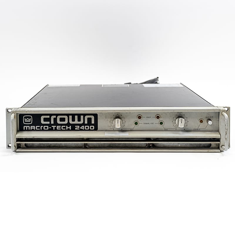 Crown Macro-Tech 2400 2-Channel Power Amplifier | Reverb