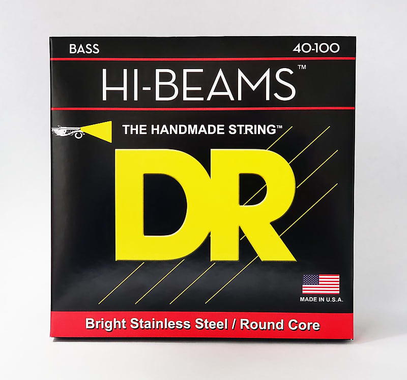 DR HI-BEAMS Bass Strings, 4-String 40-100, LR-40 image 1