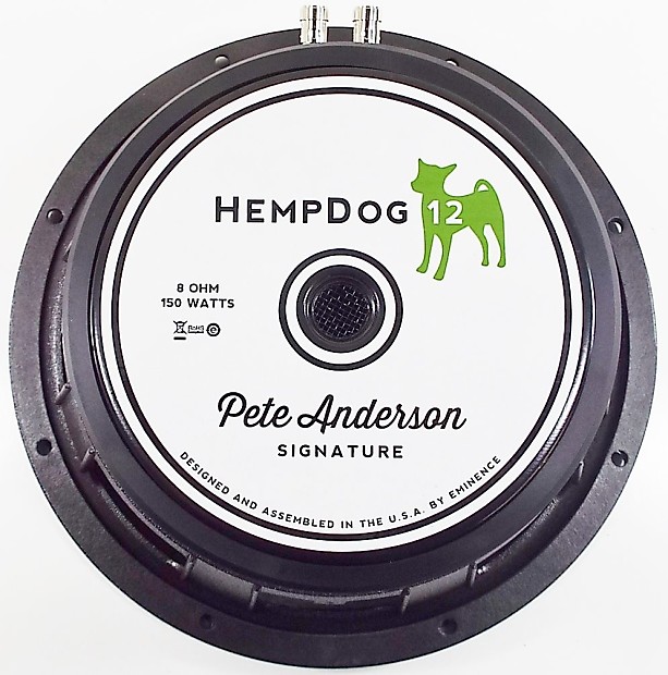 Eminence Hemp Dog 12" 8 Ohm Guitar Amp Speaker Reverb