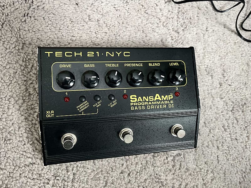 Tech 21 Sansamp Programmable Bass Driver