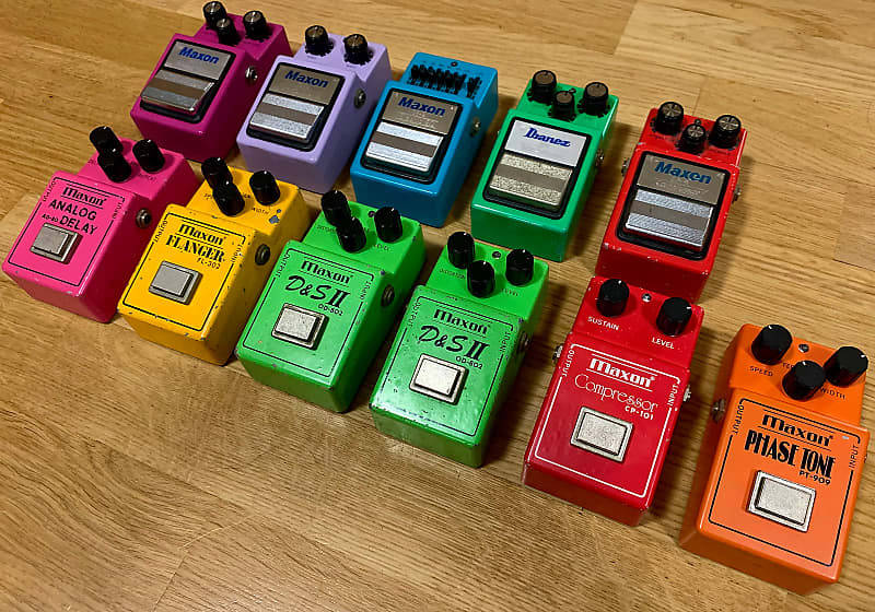 Vintage Japanese Maxon Pedals Reverb