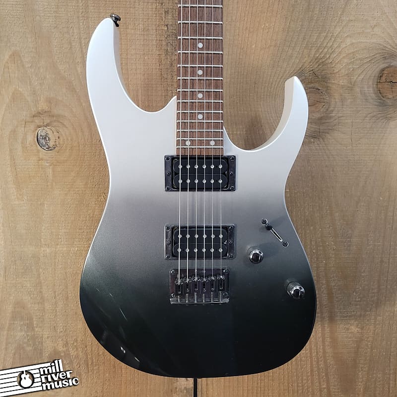 Ibanez RG421-PFM Electric Guitar Pearl Black Fade Metallic Used