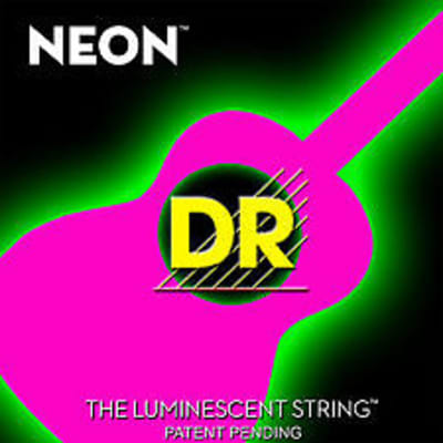 DR NPA 11 Hi Def Neon Acoustic Guitar Strings Medium Light 11