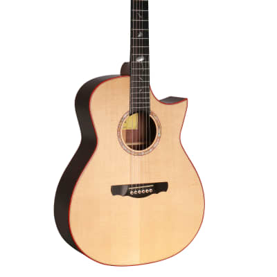 Cort AS-E5 NAT Solid Spruce Top Dreadnought Acoustic Guitar Solid Rosewood  Back & Sides with Case | Reverb