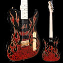 James Burton Telecaster, Maple Fingerboard, Red Paisley Flames 663 7lbs 10.3oz