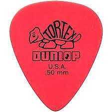 Tortex standard guitar pick, .50mm, Red, 12 pk. image 1