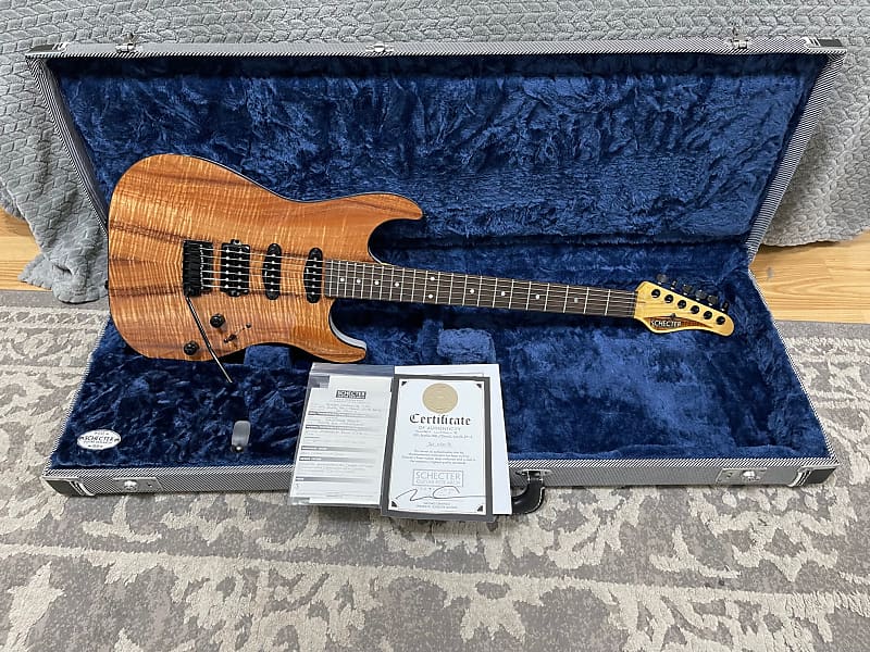 Schecter usa sunset on sale custom ii