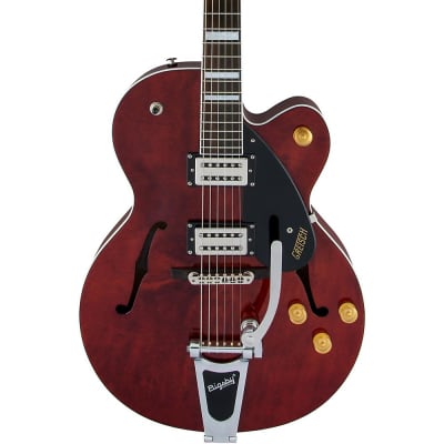 Gretsch Guitars G2420T Streamliner Single-Cutaway Hollowbody Electric Guitar With Bigsby Walnut Stain image 1