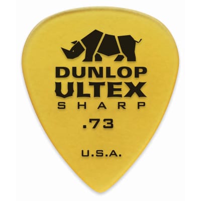 Dunlop 433R73 Ultex Sharp .73mm Guitar Picks (72-Pack)