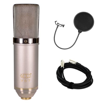 MXL V67G HE Microphone w/ 20-foot XLR Cable & Pop Filter Bundle image 1