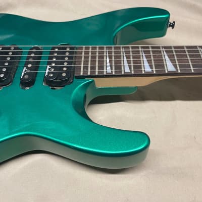 Jackson Professional Series Dinky Reverse HSH Guitar w/Seymour Duncan bridge pickup Green image 5