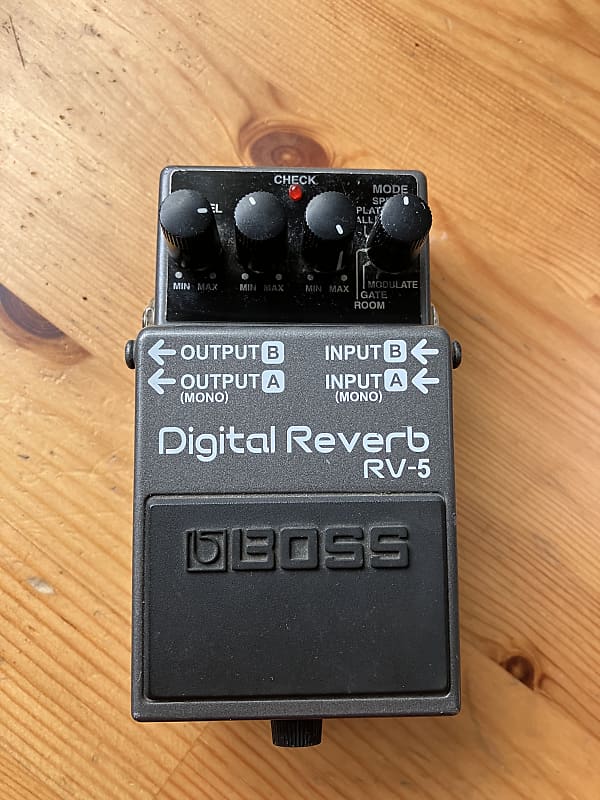 Boss RV-5 Digital Reverb (Dark Gray Label) 2002 - Present - | Reverb