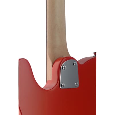 Stagg Vintage "T" Series Custom Electric Guitar Fiesta Red Highgloss image 2