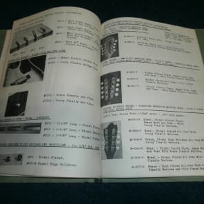 Vintage 1950 Kluson Musical Instrument Parts Catalog! Tuners, Tailpieces! RARE! image 6