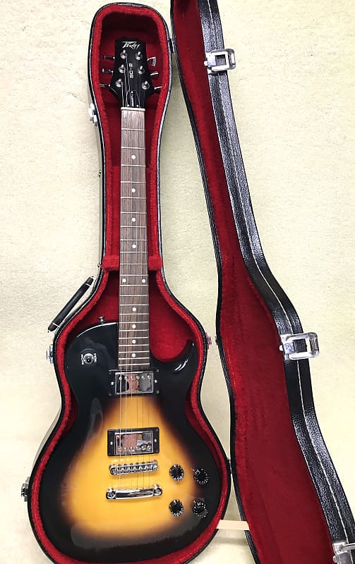 Peavey SC-2 LP Style Electric Guitar Sunburst EXCELLENT with HARD CASE! image 1