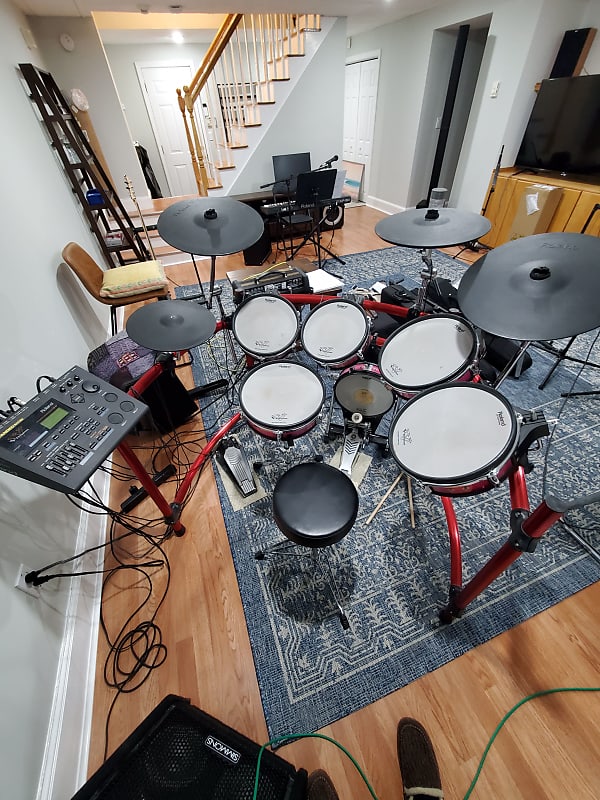 Roland VDrum TD10 TDW1 Electronic Drum Kit Reverb