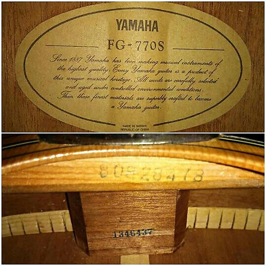 Yamaha fg770s shop