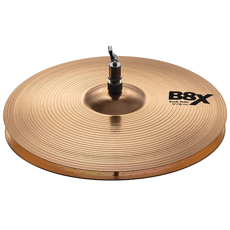 Sabian 14" B8X Rock Hi-Hat Cymbals (Pair) image 1