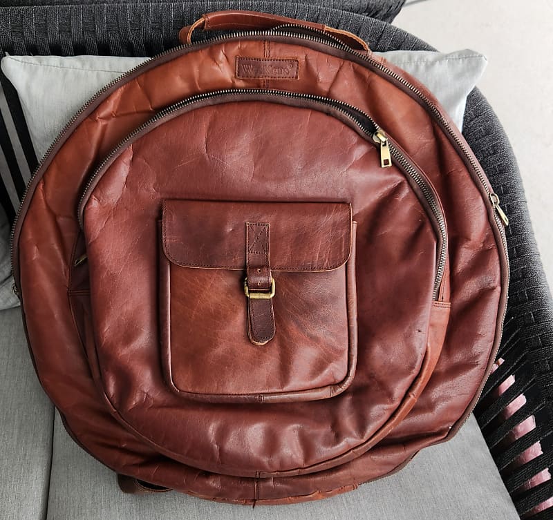 Werkens 22" Leather Cymbal Bag Reverb